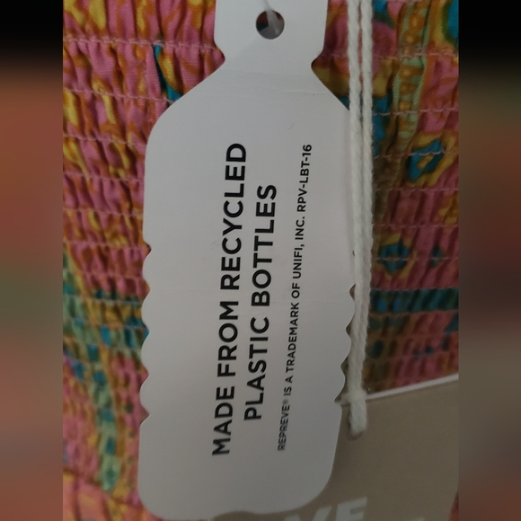 Glamorous Care Bohemian Multicolor Maxi Dress Made Of Recycled Cotton - Picture 8 of 10